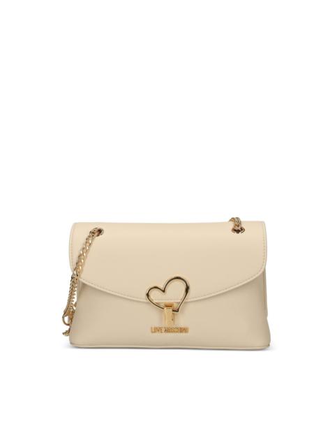heart-detail shoulder bag