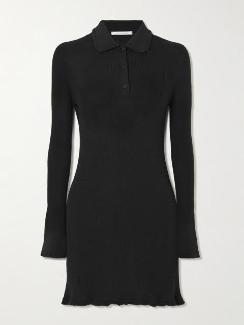 Botka Ribbed Merino Wool Mini Dress