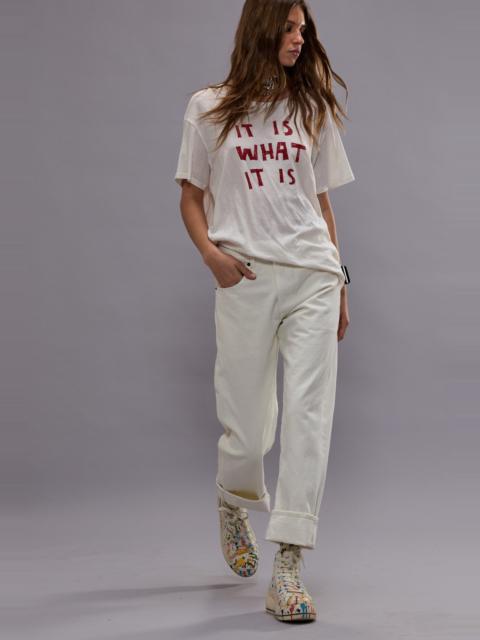 CUFFED X-BOYFRIEND JEAN - BENNETT WHITE SELVEDGE - R13