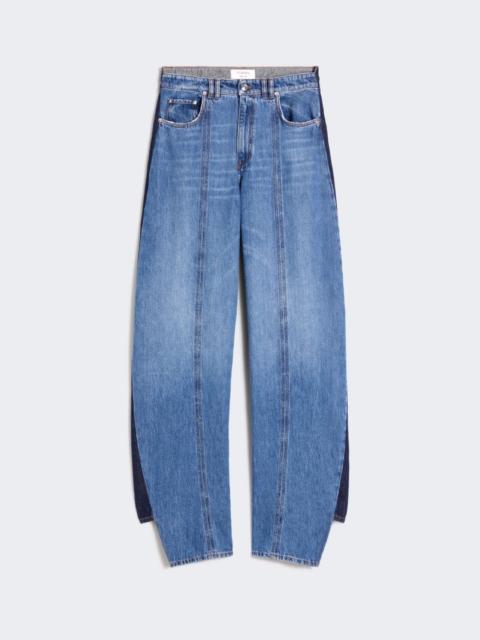 Low-rise 5-pocket trousers - midnightblue