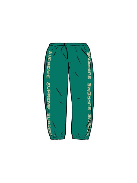 Supreme Metallic Rib Sweatpant Light Pine