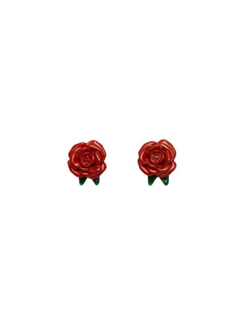 Rose Drop Earrings | Casablanca Paris