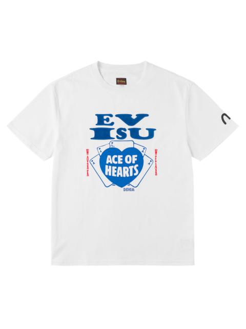 Ace of Hearts Flocked Logo T-shirt