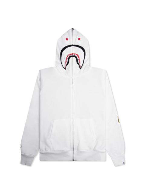 2ND SHARK FULL ZIP HOODIE - WHITE