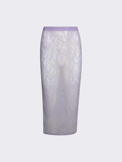 Lace Tube Skirt Lilac