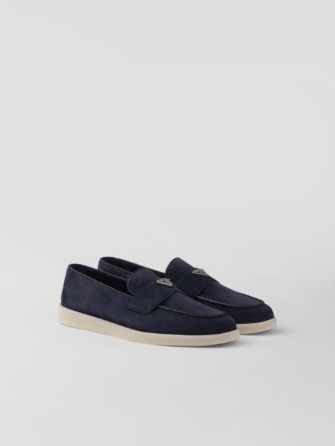 Suede loafers