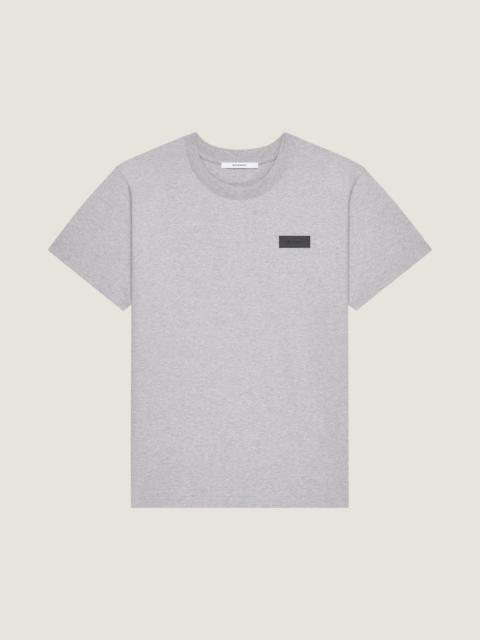 T-SHIRT IN COTTON WITH GIVENCHY PATCH