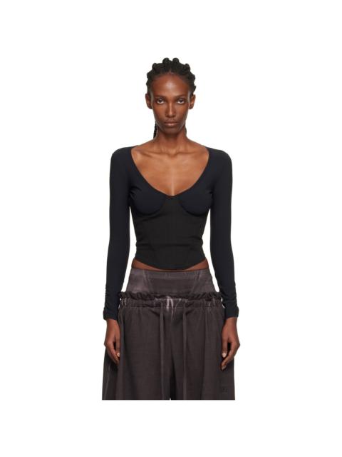 Black Scythe Bustier Top