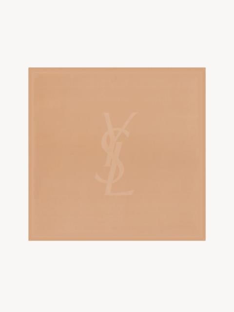 CASSANDRE SQUARE SCARF IN SILK CHARMEUSE