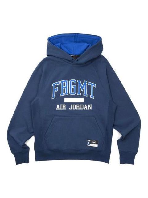 Air Jordan x Fragment Pullover Hoodie 'Navy/Sport Royal/White' DA2983-414