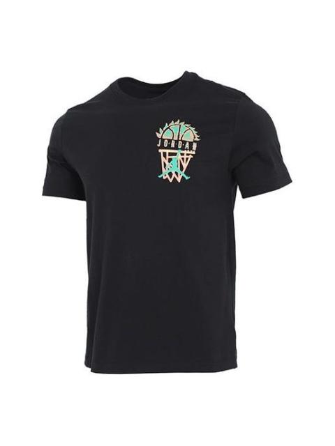 Air Jordan MENS DNA Casual Sports Knit Crew-neck Short Sleeve Black CZ8060-010