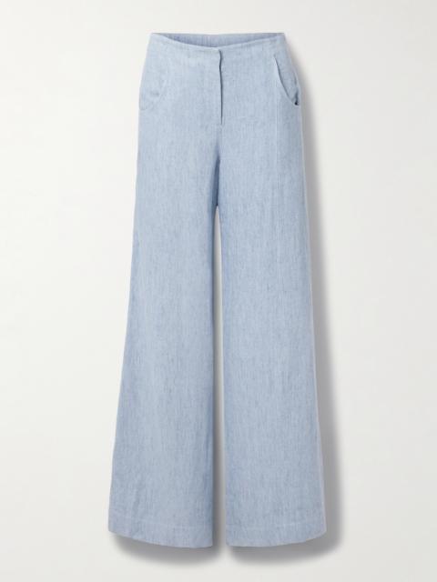 Demie Hemp Denim Wide-leg Pants