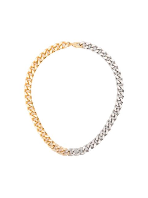 Zirconia chain necklace