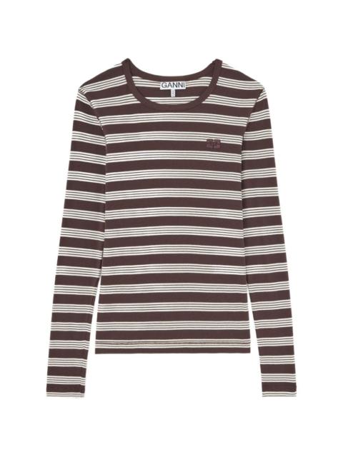 striped long-sleeve T-shirt