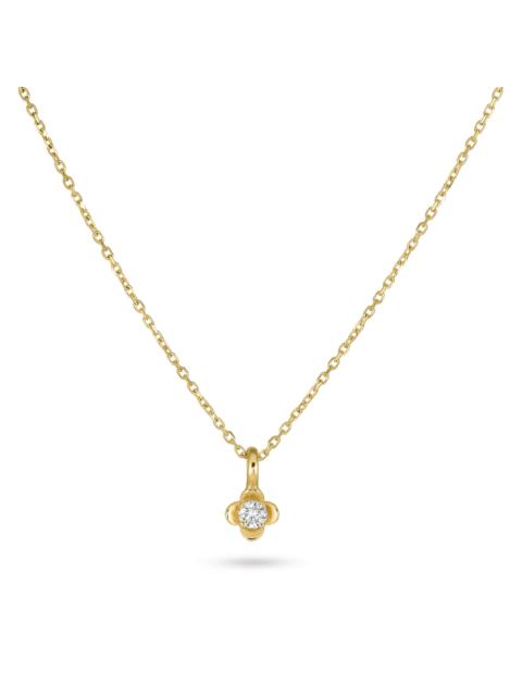 Mini Diamond Clover Choker Necklace