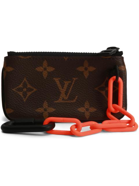 Louis Vuitton Pochette Cles Monogram Orange Brown