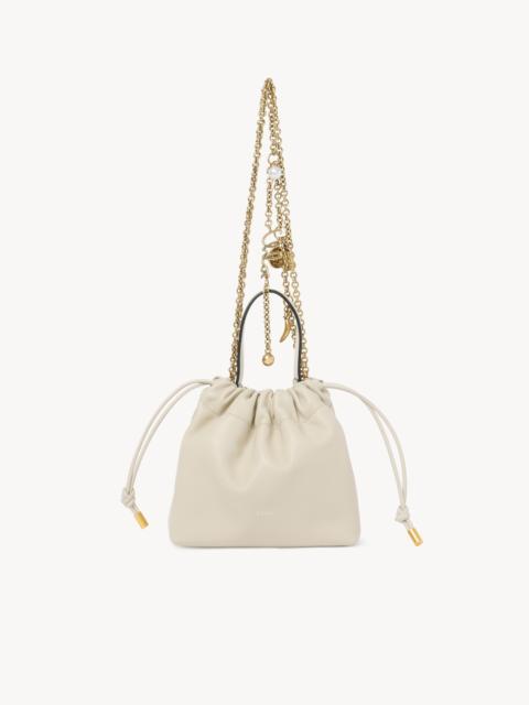 MINI CHLOÉ ICONS SHOULDER BAG WITH CHAIN IN SOFT LEATHER