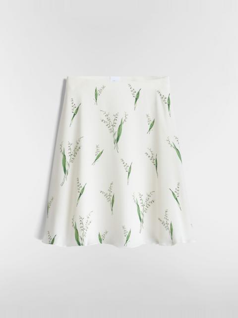 Mid-Length Flared Skirt