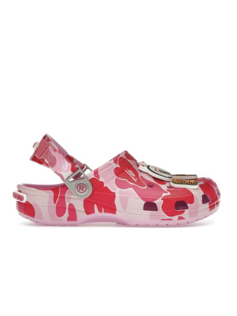 Crocs Classic Clog A Bathing Ape ABC Camo Pink