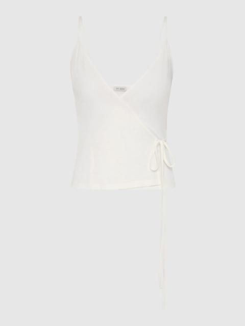 Ballerina Wrap Knit Top - Off White