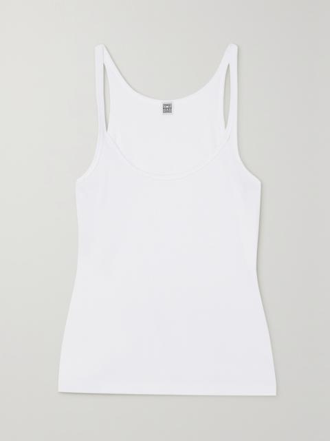 + Net Sustain Ribbed Stretch Organic Cotton-jersey Tank