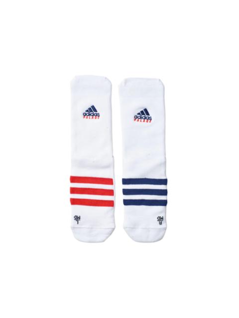 Palace adidas On Court Socks White/Red/Dark Blue