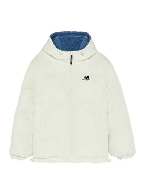 New Balance Logo Sportswear Puffer 'White Blue' 5PC44733-IV