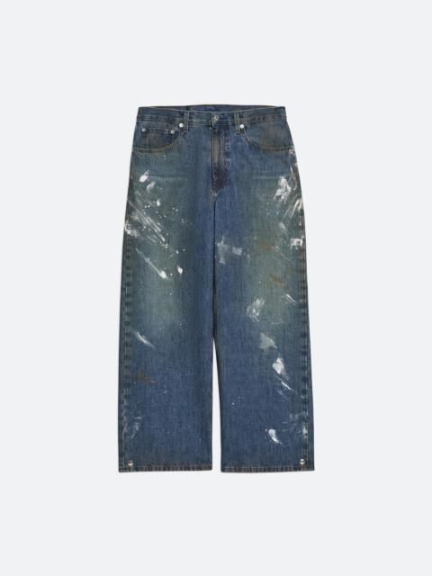 WIDE LEG PAINTED JEANS
