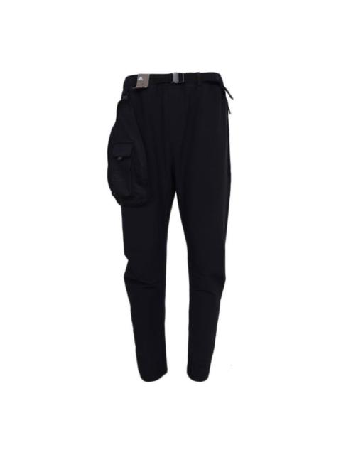 adidas Th Pnt Wv Flc Leisure Sports Training Wear Woven Trousers Men's Black GM4424