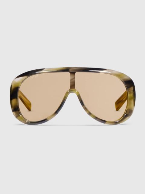 Rectangular frame sunglasses