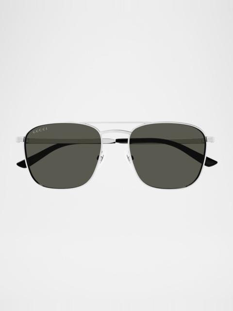 Men's GG1881SM Metal Aviator Sunglasses