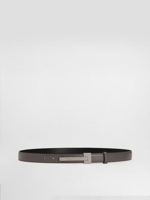 Calfskin belt