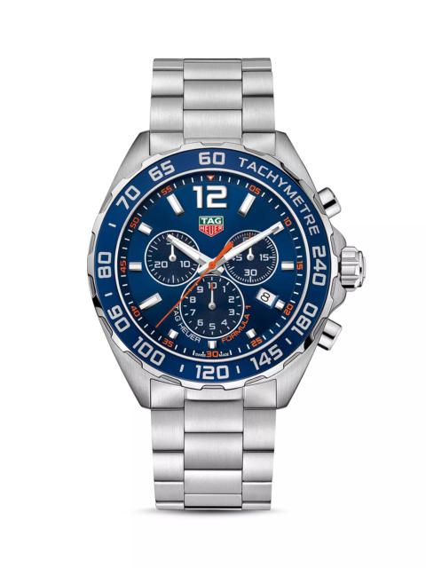Formula 1 Quartz Men's Blue Steel Chronograph, 43mm