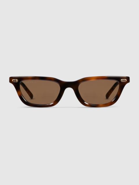 Cat eye frame sunglasses