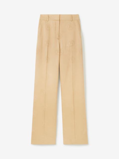 EKD Silk Wide-leg Trousers