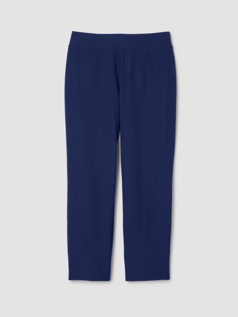 Washable Stretch Crepe Slim Pant