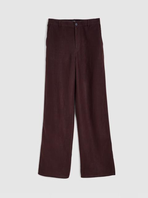 The Zoe Relaxed Straight Pant in 100% Linen