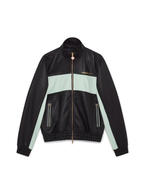 Leather Track Jacket
