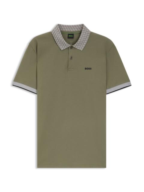 PADDY POLO SHIRT IN STRETCH-COTTON PIQUÉ