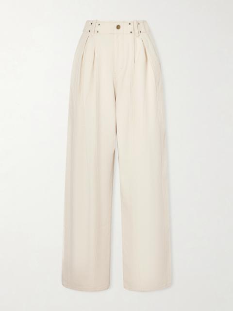 Ireme Embellished Wide-leg Jeans