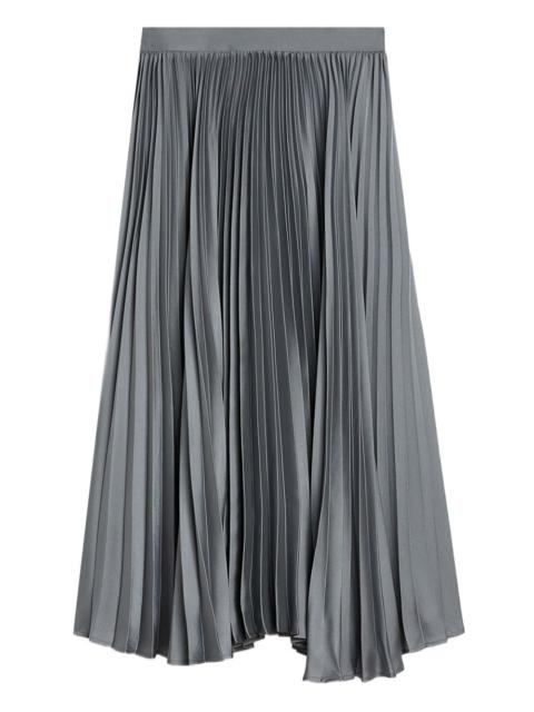 pleated-design skirt