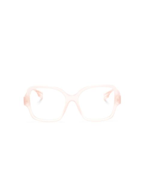 oversize-frame glasses