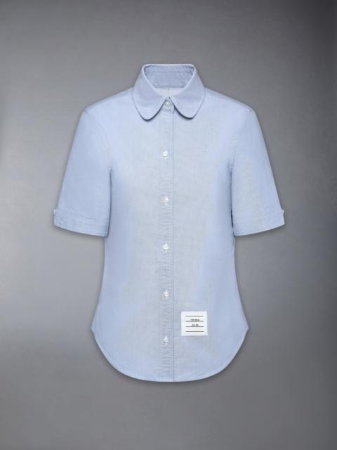 OXFORD ROUND COLLAR SHORT SLEEVE SHIRT