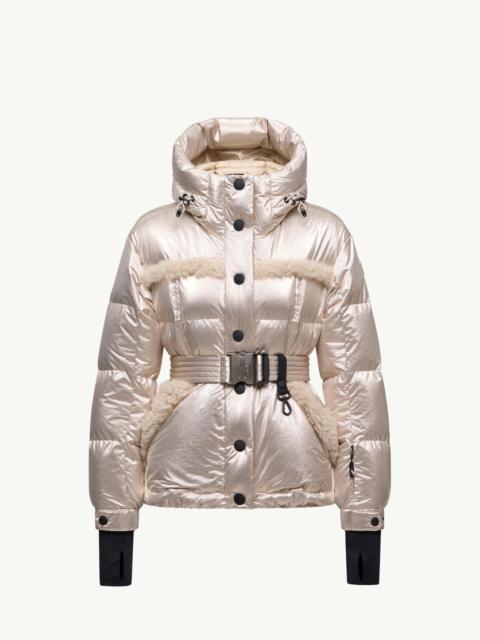 Mondim Metallic Shearling-Trimmed Hooded Insulated Ski Jacket