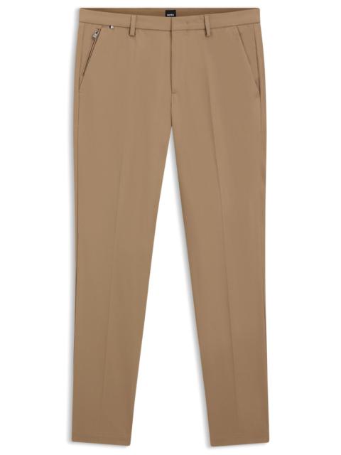 SLIM-FIT TROUSERS IN STRETCH COTTON