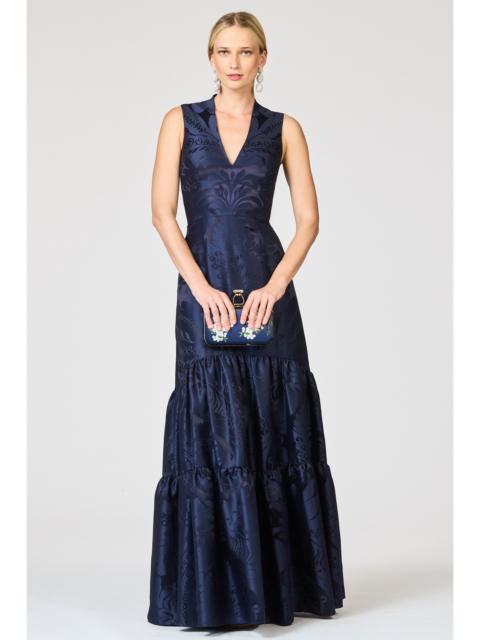 CELLA GOWN - DEEP OCEAN