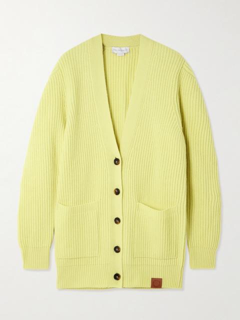 Ribbed Wool Cardigan