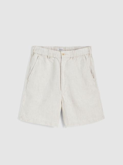 Pull-On Shorts in Linen