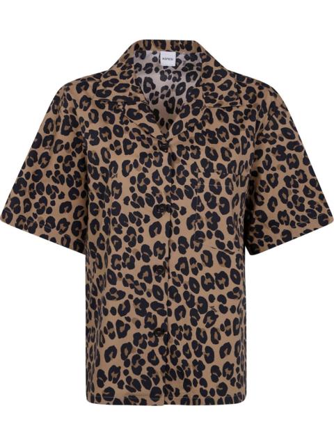 leopard-print shirt
