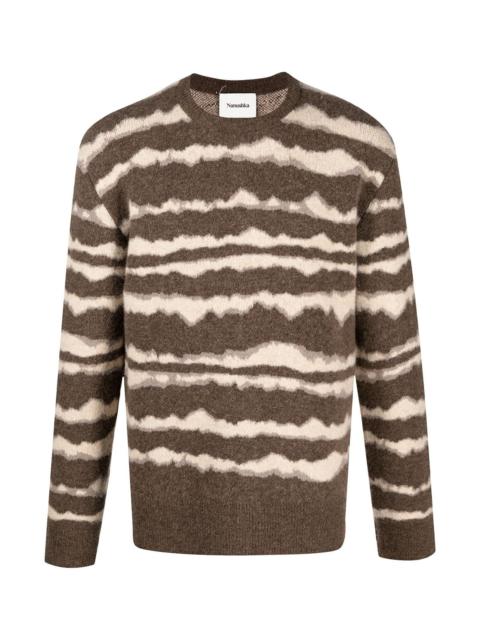 ABSTRACT STRIPE JUMPER